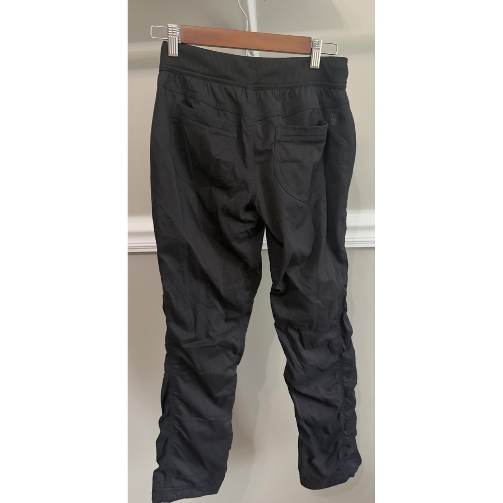 The North Face Black Outdoor Hiking Pants Womens Snap Zip Utility Pockets